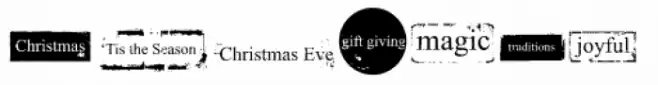 DB 'Tis The Season Words