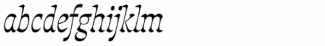Deberny Line Narrow Light Italic