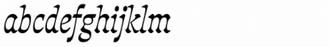 Deberny Line Narrow Medium Italic