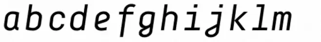 Decima Mono Italic