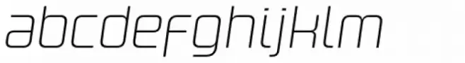 Design System B 100 Italic