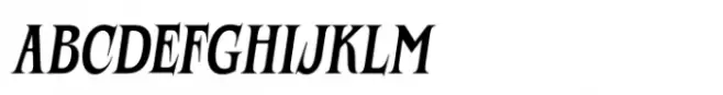 Devil Candle Alt Narrow Italic