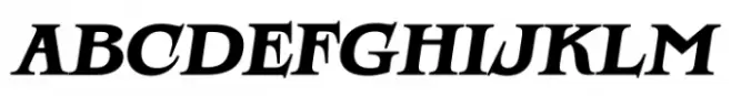 Devil Candle Wide Bold Italic