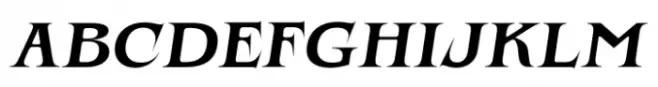 Devil Candle Wide Italic