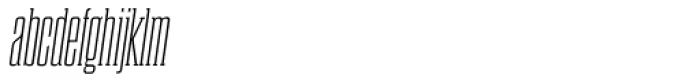 Dharma Slab Condensed ExtraLight Italic