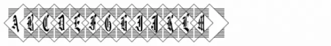 Diamond Monogram Three Characters