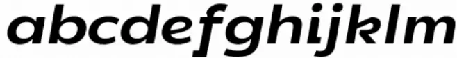 DX Rigraf Bold Expanded Italic