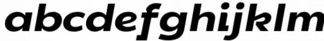 DX Rigraf Extra Bold Expanded Italic