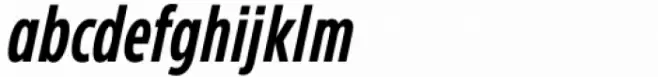 Eastman Condensed Compressed DemiBold Italic
