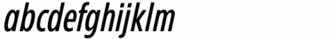 Eastman Condensed Compressed Medium Italic