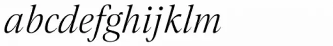 Empira Light Italic