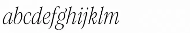 Evoque Condensed Thin Italic
