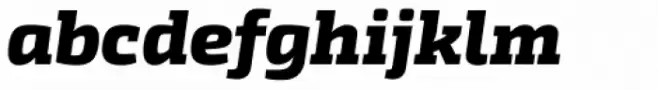 Exo Slab Pro ExtraBold Italic