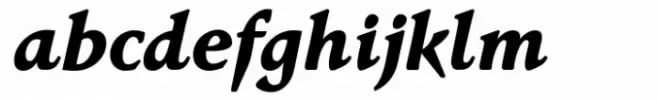Faber Serif Pro 86 Schwer Kursiv