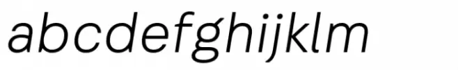 Fabriga Light Italic