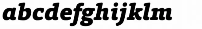 Foro Rounded Black Italic