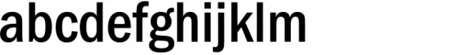 Franklin Gothic Condensed Medium