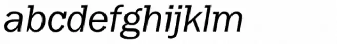 Franklin Gothic Raw Book Oblique