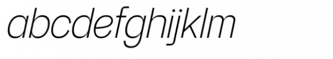 Fridag Sans Light Italic