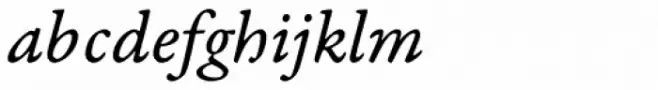 Garamond Premr Pro Caption Italic