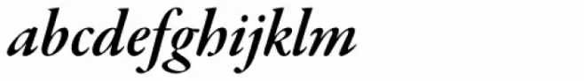 Garamond Premr Pro SubHead SemiBold Italic