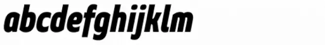 Geon Condensed Black Italic