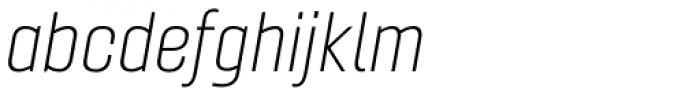 Gineso Normal Thin Italic