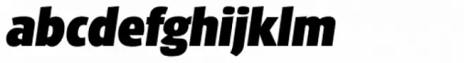 Glasgow TS ExtraBold Italic