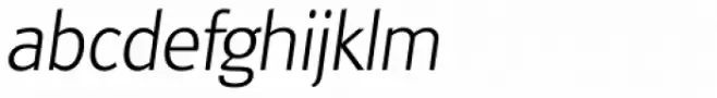 Glasgow TS ExtraLight Italic