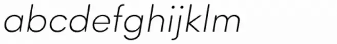 Goldbill Extra Light Italic
