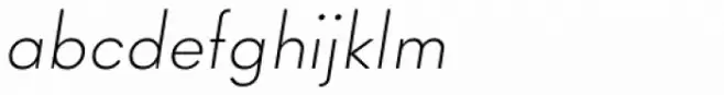 Goldbill XS Extra Light Italic