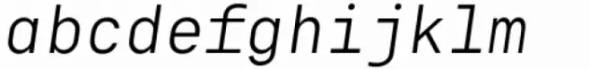 Gravitica Mono Light Italic