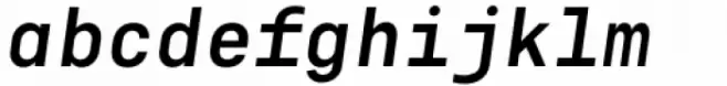 Gravitica Mono Medium Italic
