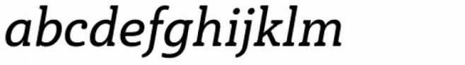 Haboro Slab Soft Extended Demi Italic