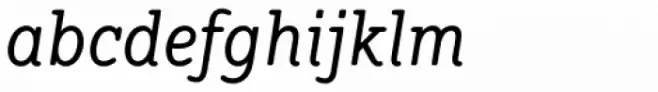 Hellschreiber Serif Medium Italic