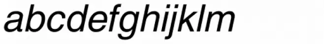 Helvetica World Italic