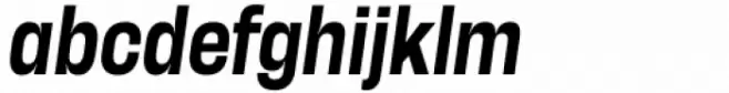 Herokid Semi Bold Narrow Italic