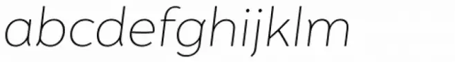 Igna Sans Extra Light Italic