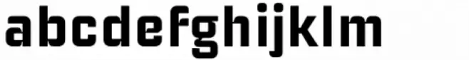 Industria Sans Wide Bold