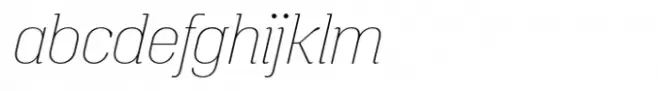 Italian Plate No3 Std Ultralight Italic