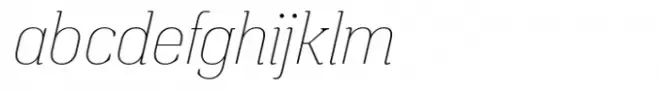 Italian Plate No5 Std Ultralight Italic