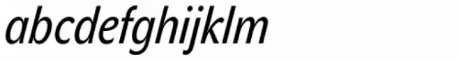 John Sans Cond Text Italic