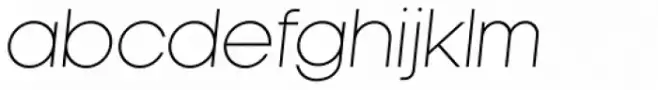 Kamerik 105 Cyrillic Light Oblique