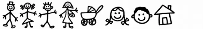 Kidwriting Pro Dingbats Demi Bold