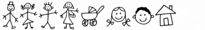 Kidwriting Pro Dingbats Extra Light