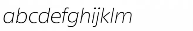 Kimura Sans Thin Italic