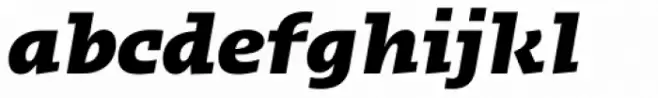 Kotto Slab Extra Bold Italic