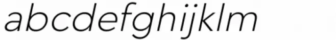 Krong Extra Light Italic