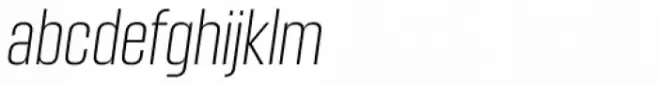 Kuunari Extra Light Compressed Italic