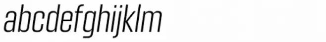 Kuunari Light Compressed Italic